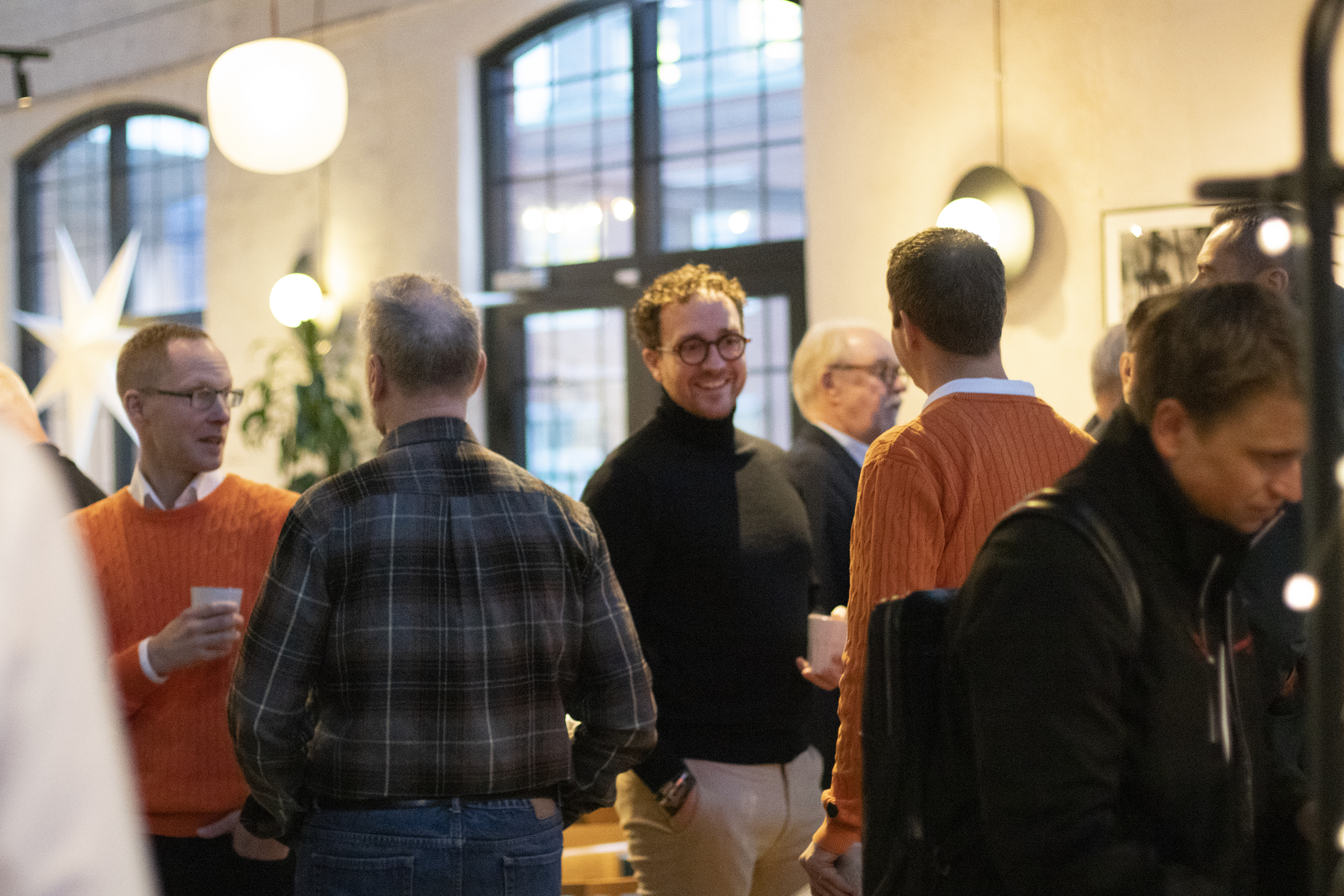 mingel på företagsträff