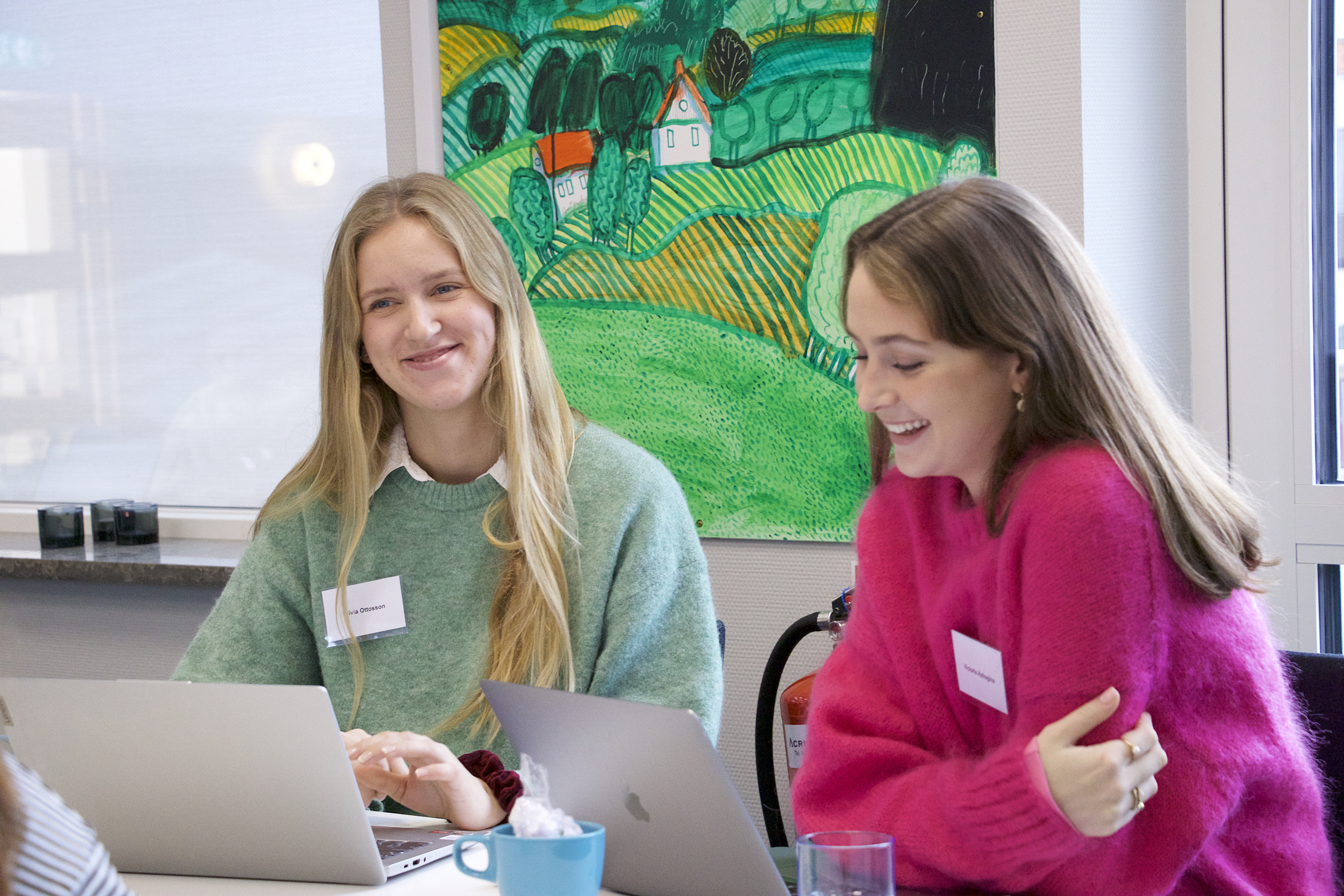 ett kontortslandskap